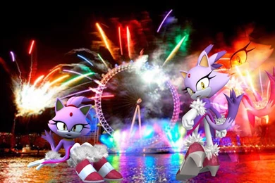 Blaze The Cat London Fireworks Wallpapers By BlazeLover15 On DeviantArt