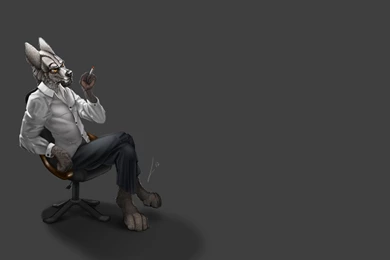 Smoker In The Chair (Wallpaper) By LEPRI On DeviantArt