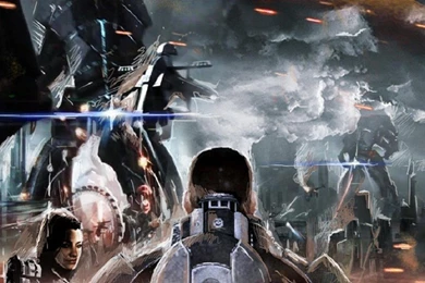 Goku Miranda Lawson 3 Commander Shepard Reapers Wallpapers