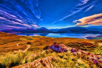 Loch Torridon And Mountains Beautiful Desktop Wallpapers   1440x900 ...