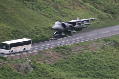 Wallpapers Qout Harrier Low Pass Fighter Jet Lowpass Military ...