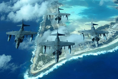 Wallpapers Aircraft Takeoff Mcdonnell Douglas Av B Harrier Ii And ...