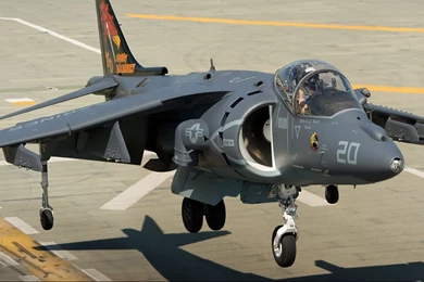 AV 8B Harrier During Vertical Takeoff Of US Marines Aircraft Wallpapers