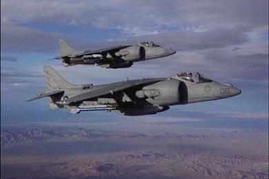 AV 8B Harrier II At DesktopWallpapers.net