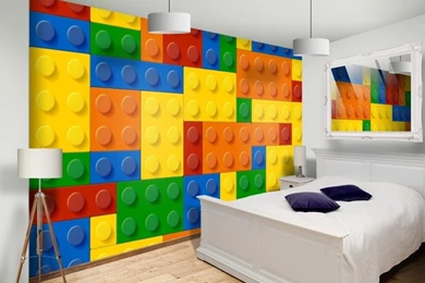 Lego Brick Wallpapers Bedroom Walls