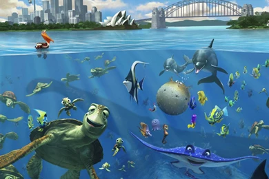 Finding Nemo 4   Free Disney Cartoons Wallpapers Picture