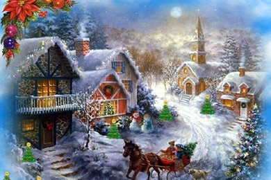 Christmas Town Wallpapers