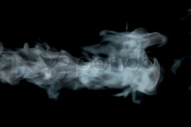 Smoke On Black Background, High Definition 3D Render. Stock ...