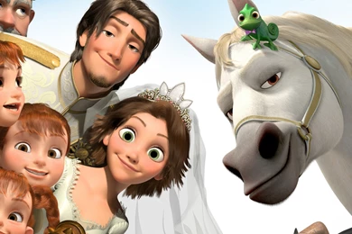 Tangled, Rapunzel, Flynn, Maximus, Rapunzel, Flynn, Maximus ...