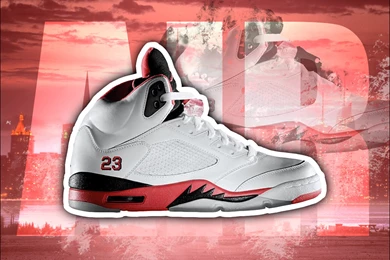 Air Jordan V Sneaker Wallpapers HD   Streetball