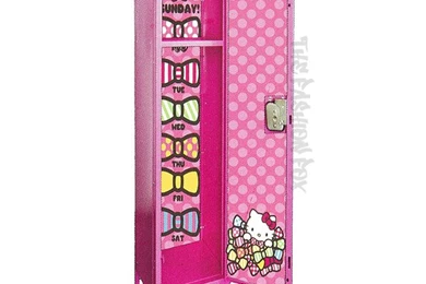 New Sanrio Hello Kitty Pink Locker Wallpapers School Office Decor ...