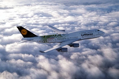 Boeing 747 Jumbo Jet, Lufthansa < Aircraft < Vehicles < Desktop ...