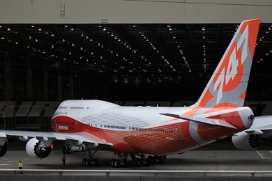Boeing 747 8JK The Jumbo Jet Aircraft While In U.K.