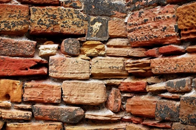 Download Wallpapers 2048x1152 Wall, Texture, Bricks, Color HD HD ...