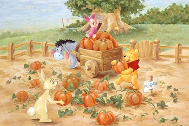Pumpkin Patch Winnie The Pooh Wallpapers   Winnie The Pooh ...