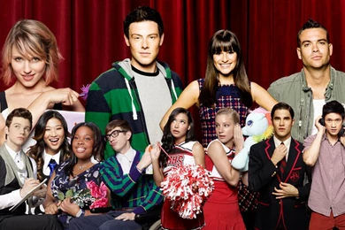 Cast Of Glee   Wallpaper.
