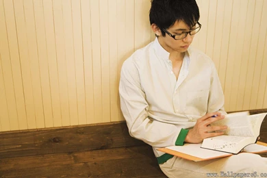 Studying Boy － Living Wallpapers   Free Download Wallpapers ...