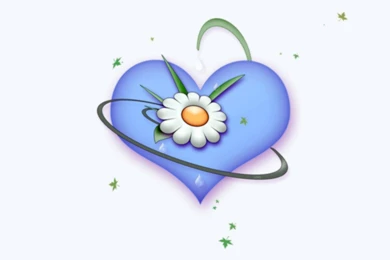 Blue Valentine Heart