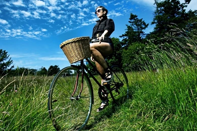 Girls Bicycle Ride HD Wallpapers