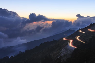 Fantastic Mountain Road Wallpapers