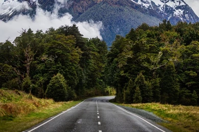 Mountain Road HD Desktop Wallpapers : Fullscreen : Mobile : Dual ...