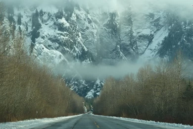 Beautiful Road To The Ice Mountains Wallpapers » WallDevil   Best ...