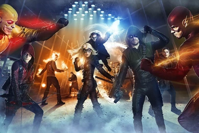 Download The Flash Arrow HD Wallpapers In 2048x1152 Screen ...