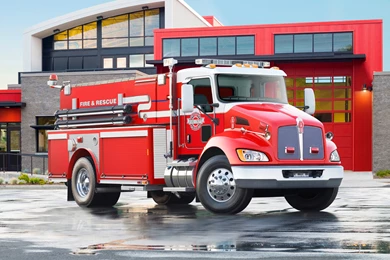 2009 Kenworth T370 Firetruck Wallpapers