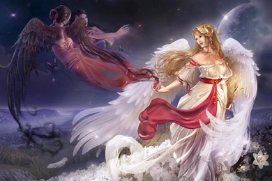 Floating Angels Wallpaper Backgrounds