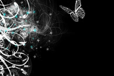 Butterfly Time Black Jpg   (