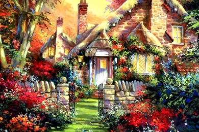 Wallpaper: House Art Wallpapers