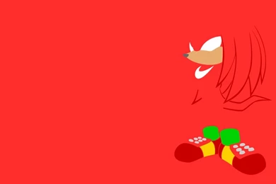 Minimal Sonic   Knuckles The Echidna By Arkthus On DeviantArt