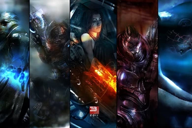 Mass Effect 3 Characters Desktop Wallpapers