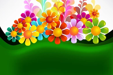 Beautiful Flowers Backgrounds Vector 9 « Download Free Vector