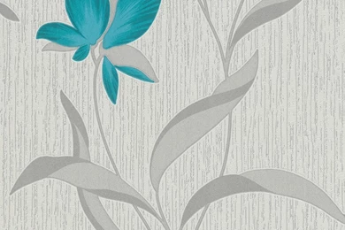 Erismann Fleur Glitter Wallpapers In Teal And Silver   9730 18