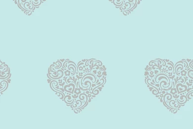 Shimmer Hearts Wallpapers Teal Silver   ILW980041   From Henderson ...