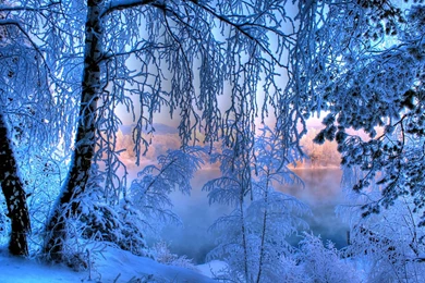 Winter Lake Views HD Photography Wallpapers 9 － Landscape ...