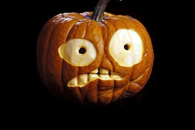 Download Wallpapers 2560x1024 Halloween, Holiday, Pumpkin, Face ...