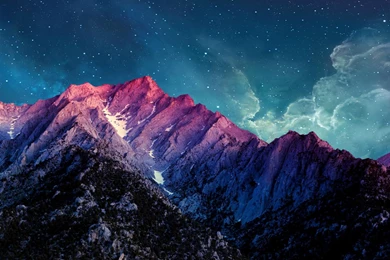 Starry Mountains, 1758 X 1172 : Wallpapers