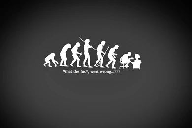 Wtf Black And White Dark Evolution Funny Wallpapers