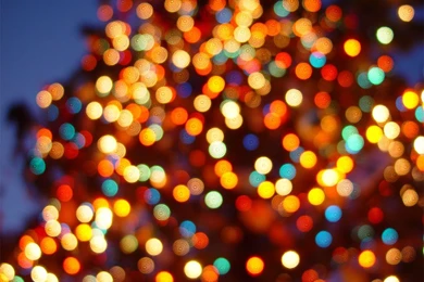 White Christmas Lights Backgrounds