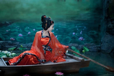 Dancing Girls   Costume Beauty Theme Photography W － Chinese ...