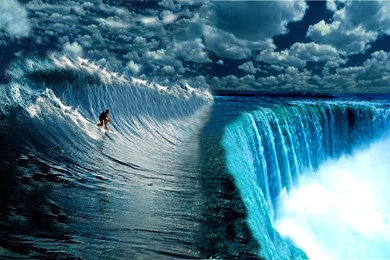 Surfing On Niagra Fall