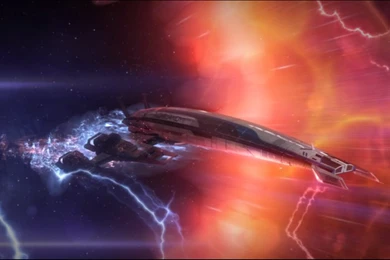 Mass Effect 3 Normandy FTL Dreamscene By Droot1986 On DeviantArt