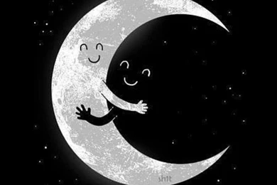 Black, Cute, Dark, Kawaii, Moon, Photo, Star, Sweet, Tumblr ...