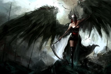 Grim Reaper Girl HD Wallpapers