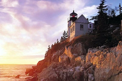 Bass Harbor Lighthouse   Nature Wallpapers Image Featuring Beaches ...