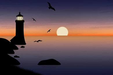 Lighthouse, Mural, Windows, Photo, 1920x1200 HD Wallpapers And FREE ...