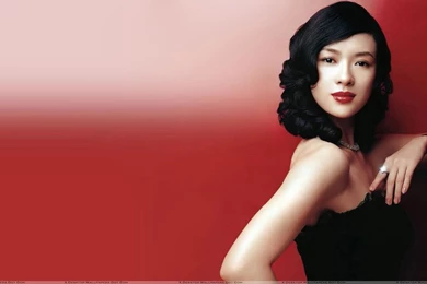 Zhang Ziyi Looking At Camera Sad Face Closeup Wallpapers