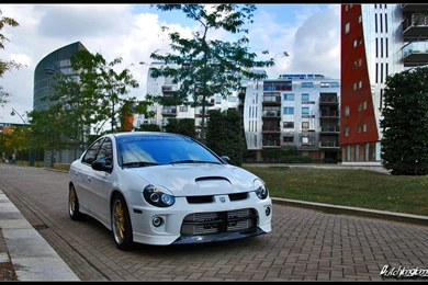 Picture Request: White Srt4 With Evo X Facia Painted Black Dodge ...